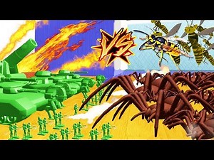 EJERCITO DE JUGUETES VS EJERCITO DE INSECTOS | HOME WARS