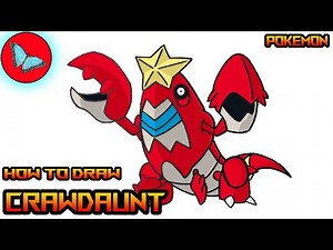 How To Draw Pokemon - Crawdaunt