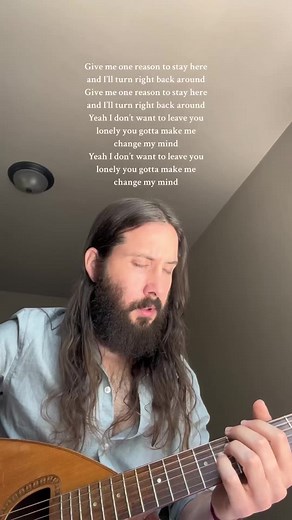 Give Me One Reason cover — Tracy Chapman acoustic bass vocal