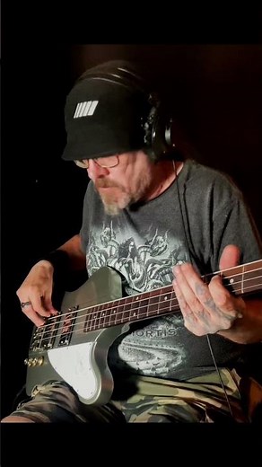 Funk Bass Jam over latest Drum Track #bassguitar
