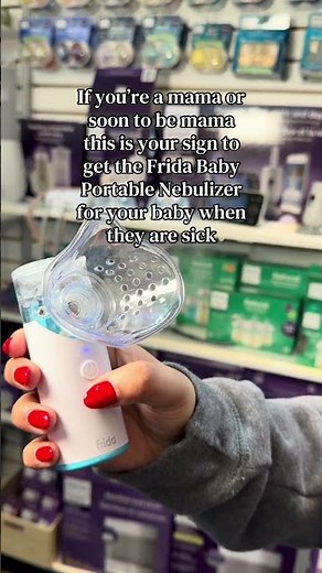 The Frida Baby Portable Nebulizer delivers fast, quiet relief when your little one is sick!