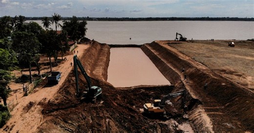 Trung Quốc cam kết với Campuchia hỗ trợ tiến độ xây dựng kênh đào Phù Nam-Techo