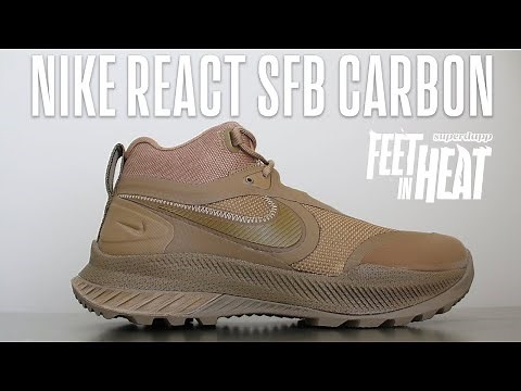 NIKE React SFB Carbon Elite Outdoor Boot (Coyote) - Sneaker Unboxing & On Feet Look - FEET IN HEAT