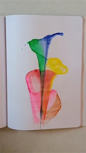 Colourful Thread Pull Art | Easy Viral Art Idea #shorts