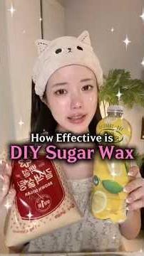 [Ture or Fake part1] Testing the DIY sugar wax hack