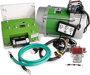 Navitas 600A 5KW DC to AC Conversion Kit with OTF Programmer and MODZ® Heavy Duty Solenoid and Diode for EZGO S4/L6/MPT Curtis 1268 ITS Controller Golf Carts