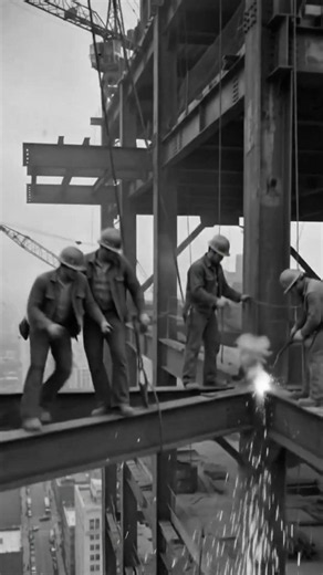 1972: Building the Future – Sears Tower Under Construction۔#History #oldamerica #Chicago #SearsTower