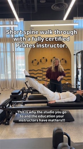 Momentum Pilates Academy on Instagram: "I taught short spine in my class yesterday for the first time in months. It was in a class where I knew the clients well, knew what injuries everybody had, and knew what their limitations were. As I cued short spine and started walking them through it, I realized that we weren’t quite ready to properly execute this exercise. I had everybody stop and told them to come back next week where I would do a mini short spine clinic in class so that everyone was sa