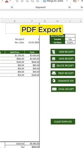 Never Send a Receipt Manually Again #excel #automation #lifehack