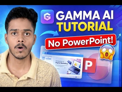 Gamma AI Tutorial 🔥 How to Use Gamma AI to Create Presentations & Docs (Step-by-Step)