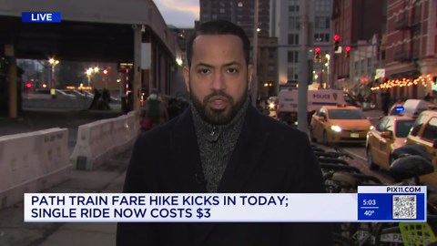 PATH train fares increase for the first time since 2014