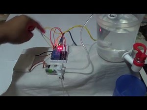 Uso del sensor de NIVEL DE LIQUIDO y una MINIBOMBA