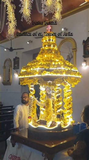 Mahe MathaBasilica of st. Teresa of Avila #Mahe #kannur #travel #kozhikode #youtubeshorts