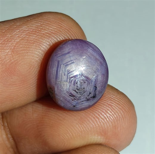 Trapiche Purple Ruby Star Cabochon: No Heat Ruby Loose Gemstone (12×14x8mm, 15 Carat).#rys6622 - Etsy