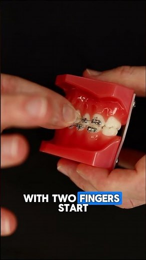 Putting on rubber bands. #rubberbands