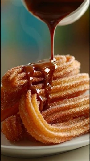 ASMR Mexican Churros Eating 🍫 | Crunchy Cinnamon Sugar, Chocolate Dip & Satisfying Dessert Sounds