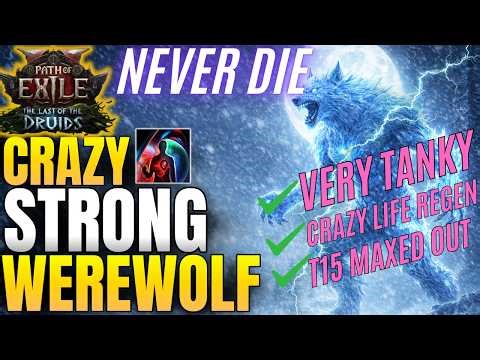 [PoE 2] 1 Shot Everything! Werewolf Druid Build 0.4 ~ One of the Strongest Builds in Path of Exile 2