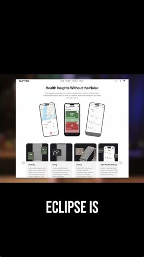 Panther Eclipse: Screenless Health Tracker Review #shorts