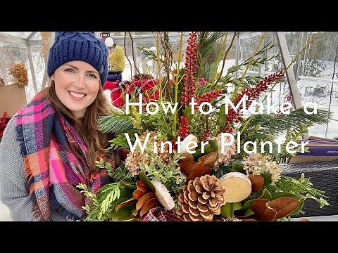 How To Make A Winter Planter