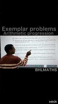#exemplar#Class10thmaths#cbse#upboard#mpboard#biharboard#boardexam2025-26ncert#arithmeticprogression