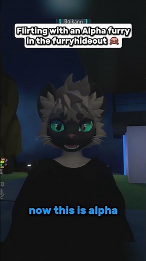 Flirting with alpha furry 🙈 #vr #vrchat #vrc #virtualreality #vrchatcommunity