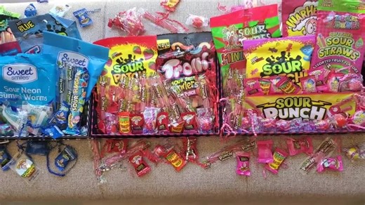 Blue Candy Gift Box: Pop Rocks, Gummy Sharks, Nerds - Etsy