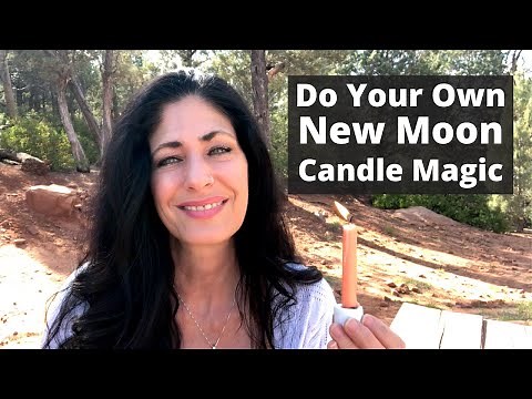 How To Do A New Moon Candle Magic Ritual To Manifest Your Intentions | Carrie Konyha