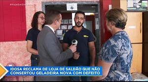 294K views · 198 shares | O Patrulha do Consumidor desta segunda-feira (16) traz o caso de uma idosa revoltada com uma loja de saldão. Roseli comprou uma geladeira com um bom desconto, mas quando o produto deu defeito, ela não conseguiu fazer valer a garantia • Acompanhe a programação da Record TV 24h por dia e as íntegras de todos os programas pelo celular, tablet ou computador no PlayPlus. Acesse: PlayPlus.com | Programa Hoje em Dia | Facebook