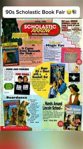 90s Scholastic Book Fair 📚😭