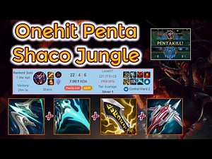 Pentakill Shaco Jungle Assassin Ranked - S11 [League of Legends] Full Gameplay - Infernal Shaco