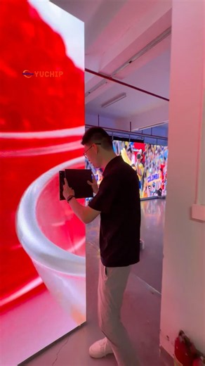The Future of Indoor LED Displays. #yuchip #ledscreen #indoorleddisplay #ledvideowall #installation