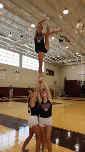 28K views · 1.2K reactions | Time for some half ups!! #LGR #highschoolcheer #stunting #stuntsequence #summerpractice | RHS Rams Cheerleading | Facebook