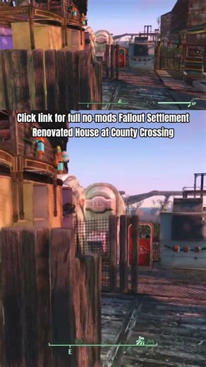 County Crossing House creative mergers no mods Fallout 4 Settlement