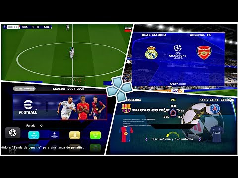 New!! eFootball PES 2025 By Chelito 19 V. Final for PPSSPP/PSP Android/Mobile, in Spanish