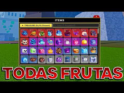 TODAS AS FRUTAS DO BLOX FRUITS EM 1 SÓ VÍDEO!