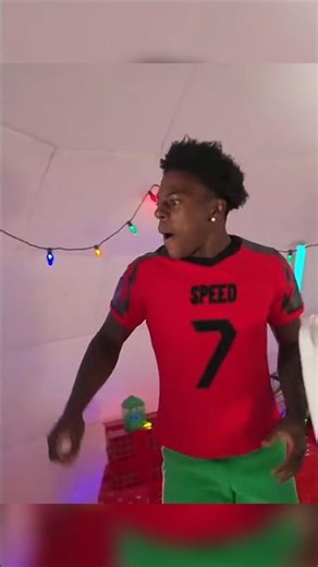 IShowSpeed found a gaming setup inside the igloo #ishowspeed #speed