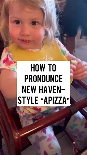 Mom, I know this word…why are you saying it like that?! 😆🍕 at Modern Apizza #pizza #connecticut #toddlers #foodie | The Cool Eats