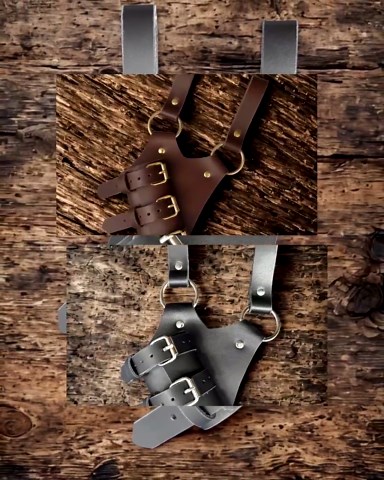Adjustable Triple Buckle Leather Sword Frog: Renaissance Pirate Cosplay LARP - Etsy
