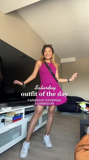 CNE Outfit: Court Crush Dress & Air Forces