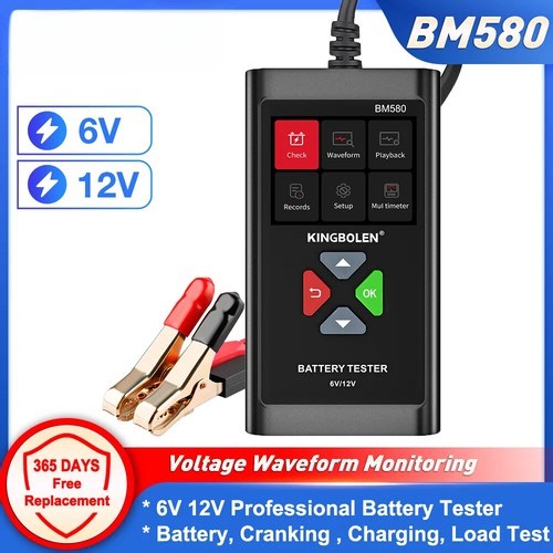 Car Battery Tester 6V 12V Automotive Test Tool Car Health Exam Reversible Access | eBay