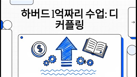 하버드 MBA 첫 수업: 디커플링(Decoupling) 이론