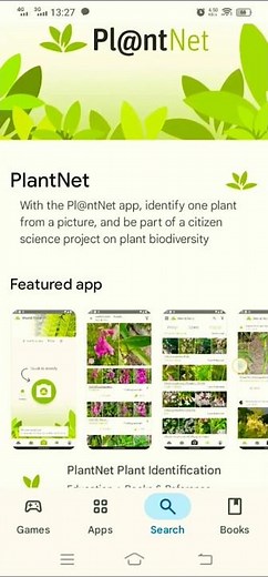 Plant identifier app