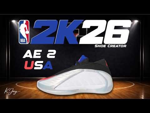 NBA 2K26 Shoe Creator - How to Make Anthony Edwards AE 2 'USA'