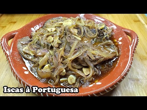 Iscas à Portuguesa com Cebolada — Sabor Tradicional e Fácil
