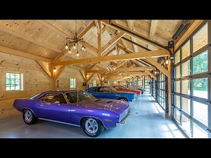 8-Car Barn Tour - Authentic Timber Frame Barn