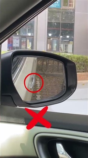 How to adjust the side rearview mirror correctly #youtubeshorts #sidemirror