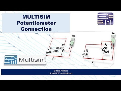 Potentiometer connection in multisim