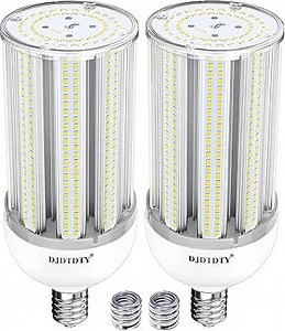 2 Pack 150W LED Corn Light Bulb, Super Bright 150Watt Corn Bulbs, E26 Base with E39 Adapter,5000K,18000LM LED Light Bulb for Garage Warehouse Workshop Barn (150W)