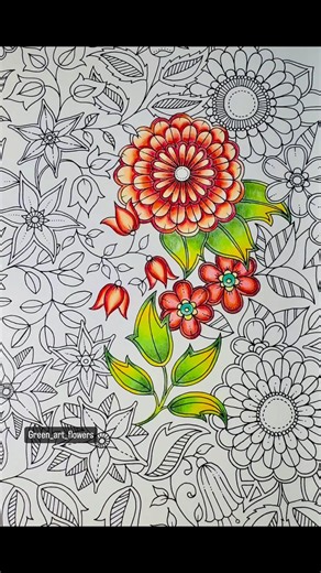 83 reactions · 17 shares | How to color a flower, from secret garden coloring book by Johanna Basford , I used prisma colored pencils no.( 911,912,989,917,925,922,1001 and 140 ) 李 #tutorials #coloringbook #flowers #flowerscoloralong #johannabasford #prismacolor #secretgarden #secretgardencoloringbook #johannabasfordcoloringbook #johannabasfordsecretgarden #goodmorning #coloringtherapy #coloringmasterpiece #adultcoloringbook #adultcoloring #colored #coloredpencils | GreenArt Flowers | Facebook