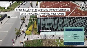 We are proud to announce that Teleperformance received the Company of the Year Award in the Global Contact Center Outsourcing Industry from Frost & Sullivan. We are honored to be given this recognition that validates our commitment to delivering customer-centric solutions and tangible results to our clients. #Proud2beTP | Teleperformance Group | Facebook